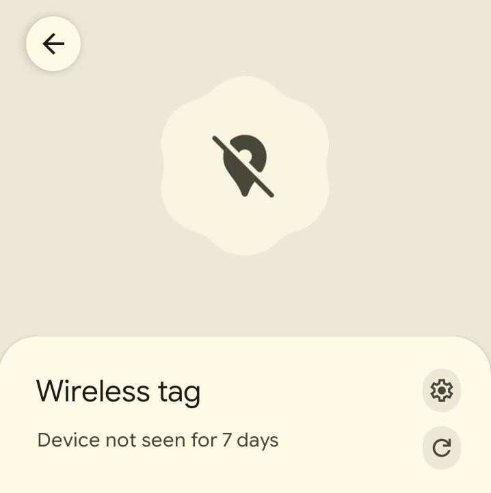 Device not seen for 7 days
