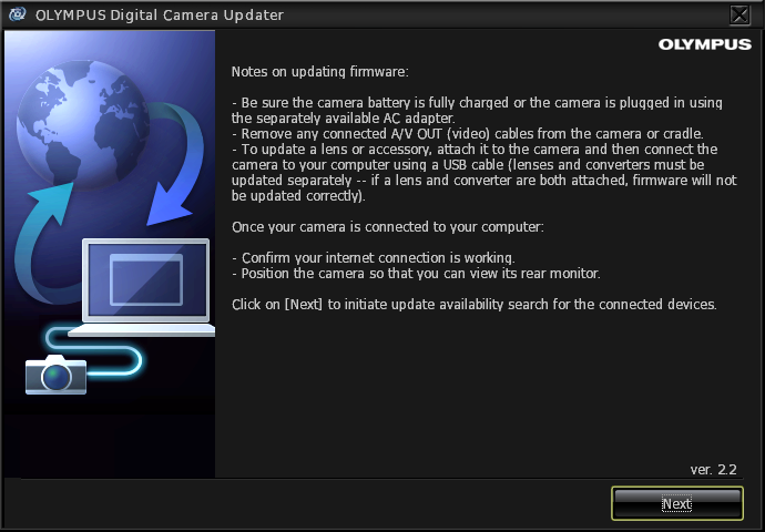 Olympus Digital Camera Updater