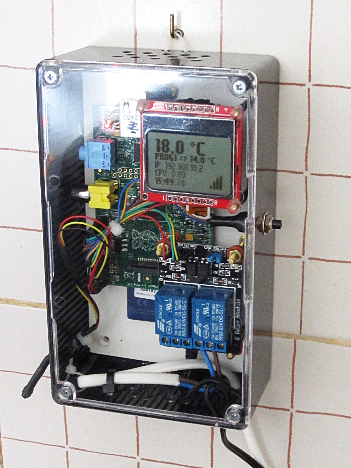 ProTherm assembled in a clear clase