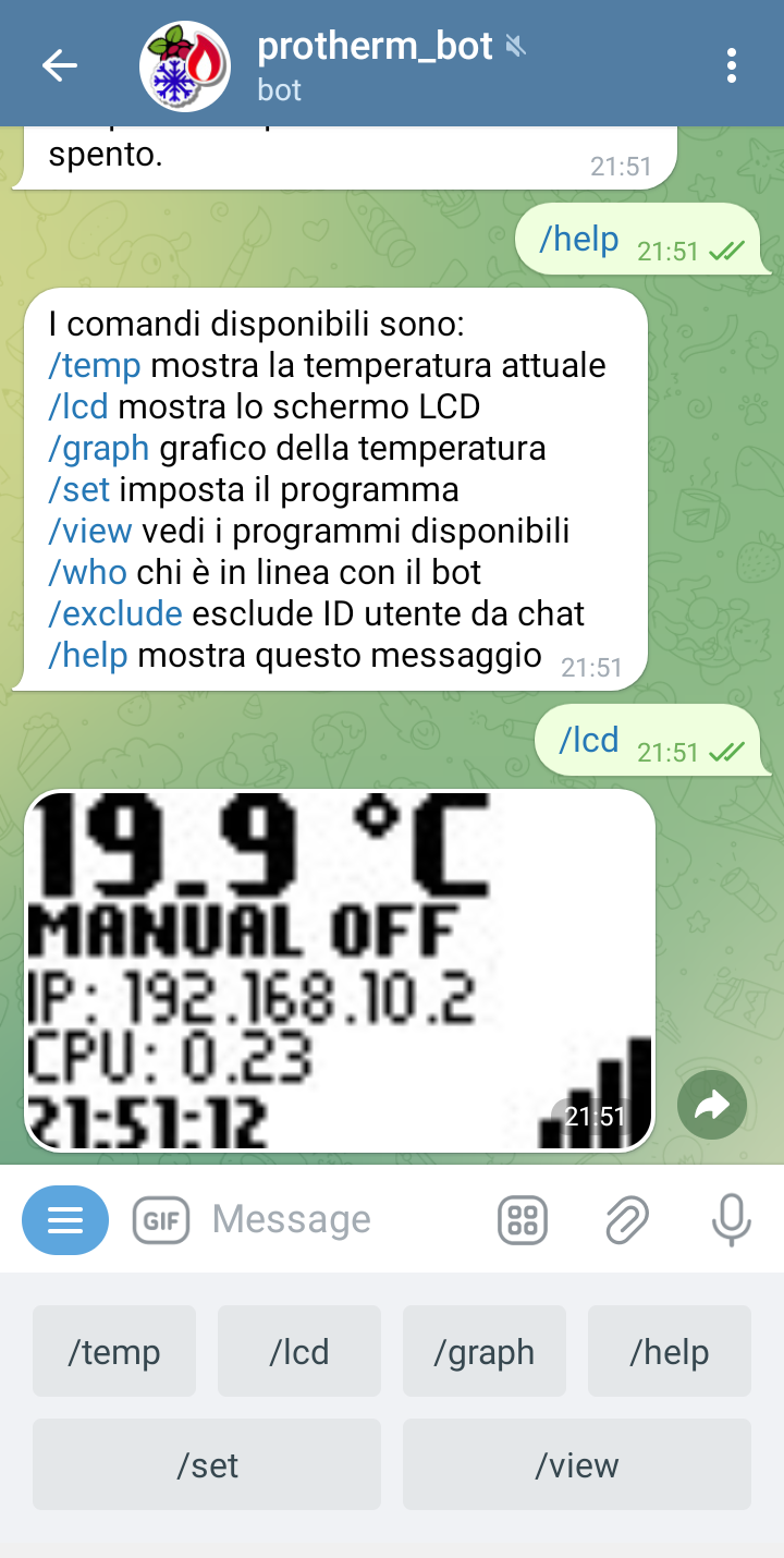 The Teletram chat interface