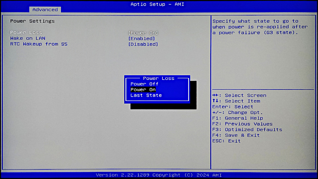 UGREEN DXP2800 - Power Settings UGREEN DXP2800 - Power Settings